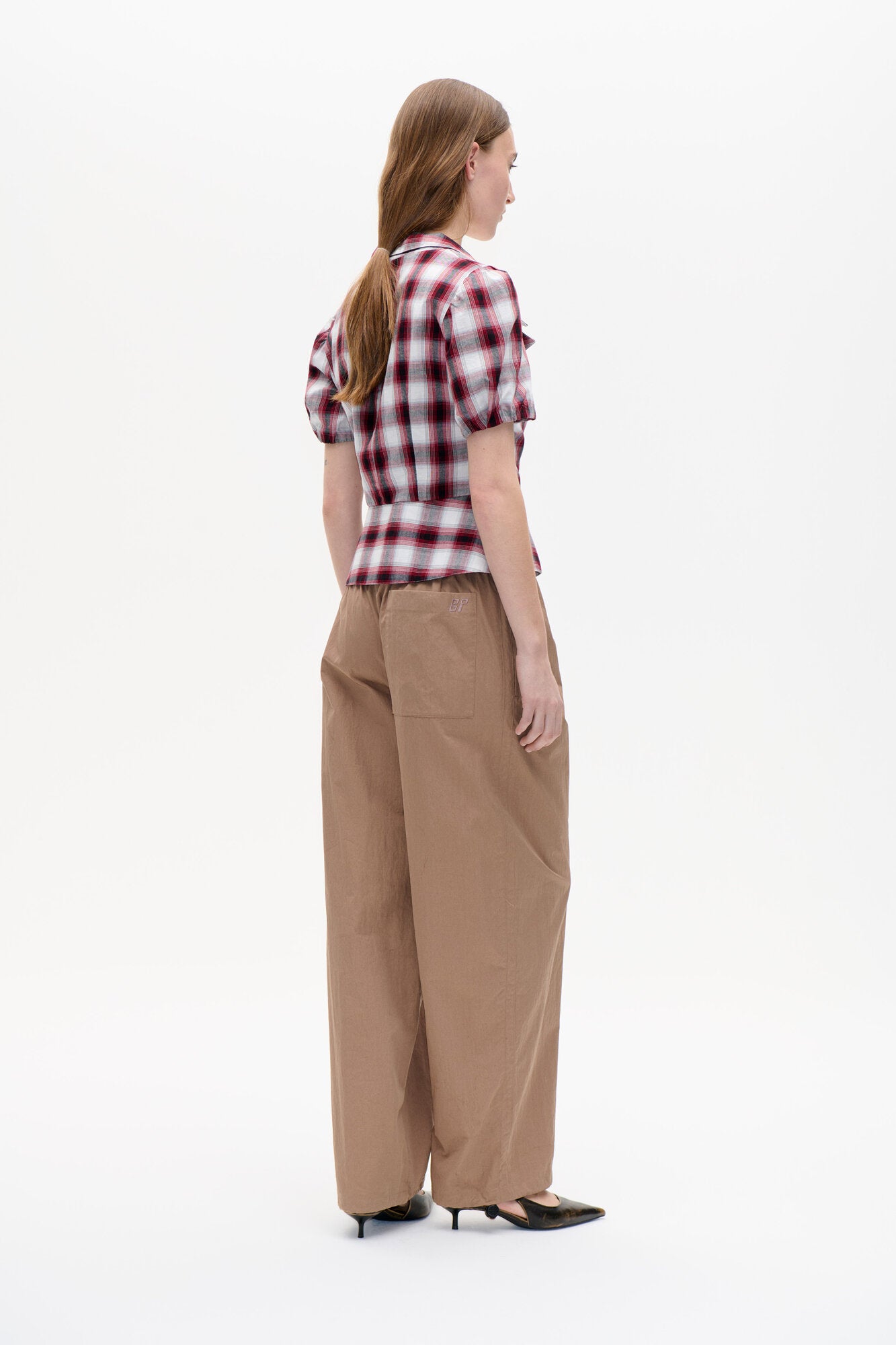 Macaia bluse - Red Check
